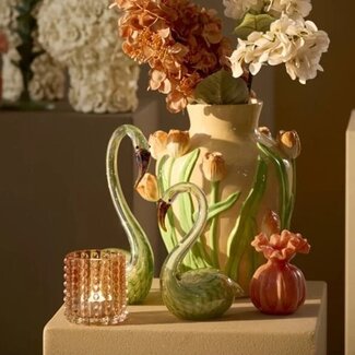 Light en Living Ornament 13x8x20 cm SWAN glas groen