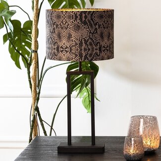 Light en Living Lampvoet 20x10x41 cm SHIVA mat zwart