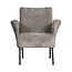Woood Muse fauteuil grof geweven stof taupe - Showroommodel
