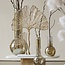 Light en Living Ornament op voet 36x10x48 cm LEAF  goud+marmer wit