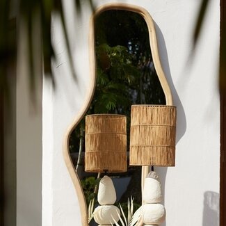 Light en Living Spiegel 80x5x161 cm CELANO hout mat naturel