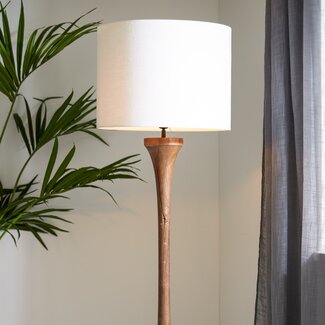 Light en Living Lampenkap cilinder 50-50-38 cm LIVIGNO eiwit