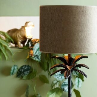 Light en Living Lampenkap cilinder VANDY olive - 2 maten