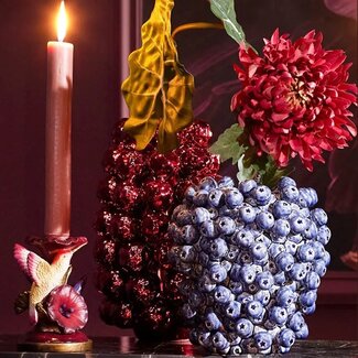 Light en Living Vaas deco Ø18,5x28 cm BUTANG keramiek metallic rood