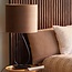 Light en Living Lampenkap cilinder 35-35-30 cm VELOURS chocolade bruin
