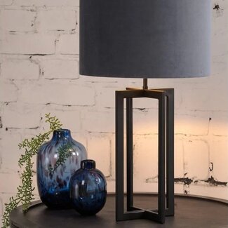 Light en Living Lampvoet 21x21x46 cm MACE mat zwart