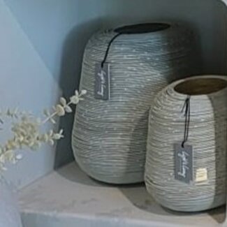 Light en Living Windlicht Ø21x23 cm BANJERA crème