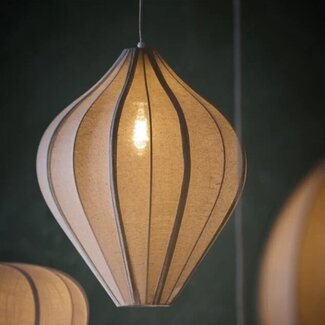 Light en Living Hanglamp Ø47x55 cm PASTO jute naturel