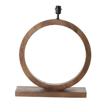 Light en Living Lampvoet 51x13x64 cm TINAR hout matbruin