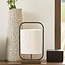Light en Living Tafellamp 22,5x15x37,5 cm LECCE donkerbruin + touw naturel