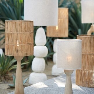 Light en Living Lampvoet Ø9x40 cm FESTINA hout mat naturel