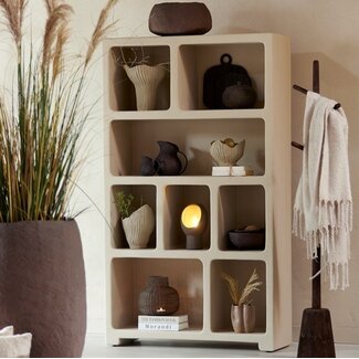 Light en Living Kast 110x35x190 cm NAHUA beige