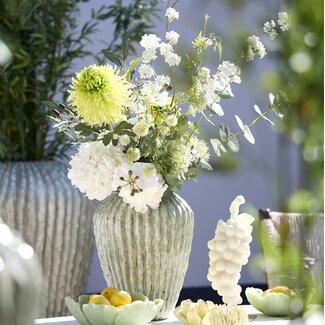 Light en Living Vaas deco Ø29x37 cm CACTI shiny mint groen