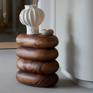 Light en Living Bijzettafel 45x31x48 cm FACUNDO hout naturel