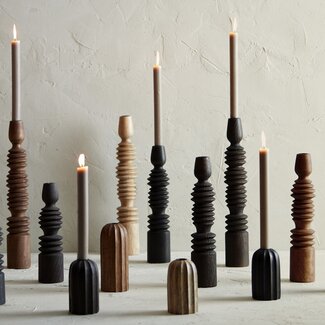 Light en Living Kandelaar Ø7,5x45,5 cm AFIFE hout  roodbruin