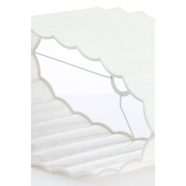 Light en Living Kap ovaal recht smal 38-17,5-19 cm DISLI linnen crème
