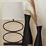 Light en Living Lampvoet STELIUS mat  zwart - 33x17x42 cm