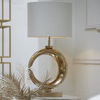 Light en Living Kap cilinder 40-40-30 cm VELOURS off white