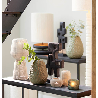 Light en Living Tafellamp Ø24x54 cm ABOSO crème