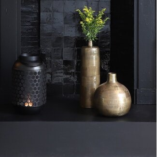 Light en Living Vaas deco Ø27x30 cm LABU antiek brons