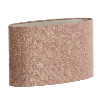 Light en Living Kap ovaal recht smal 38-17,5-28 cm Brandy bruin