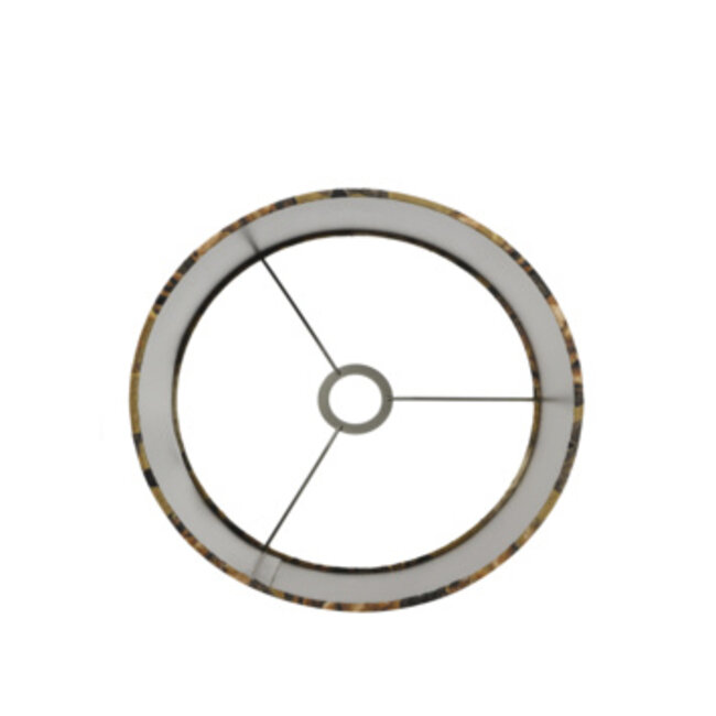 Light en Living Lampenkap velours barok bloem Ø20x15cm