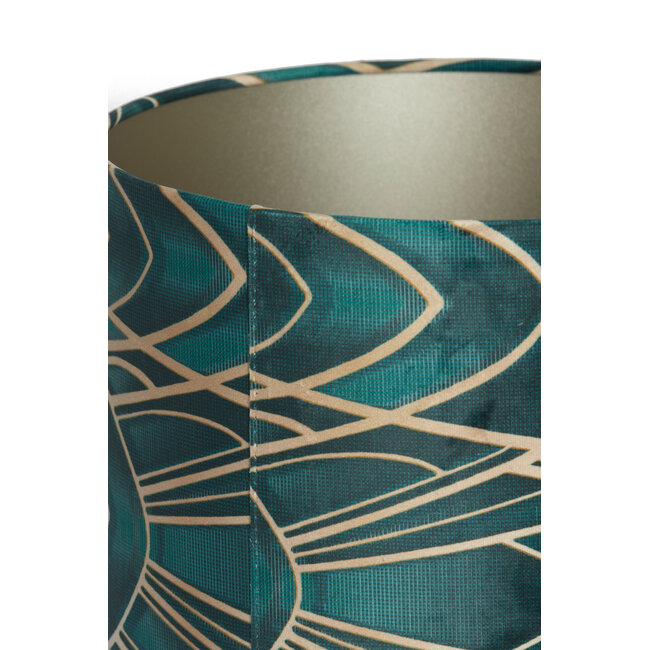 Light en Living Kap cilinder 20-20-15 cm TIARA groen