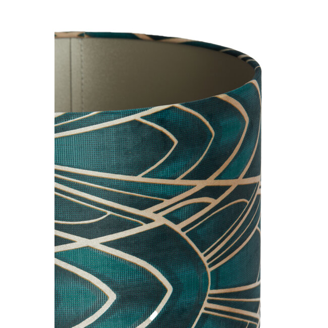 Light en Living Kap cilinder 20-20-15 cm TIARA groen