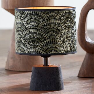 Light en Living Kap cilinder 20-20-15 cm CHICA groen