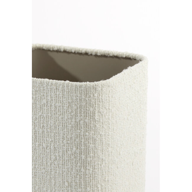 Light en Living Kap vierkant rond hoog 20-20-26 cm BOLERO wit