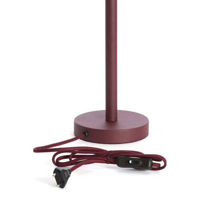 Light en Living Lampvoet Ø14x39,5 cm WASHINGTON mat bordeaux