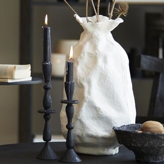 Light en Living Kandelaar Ø7x28,5 cm CASANDRA mat  zwart