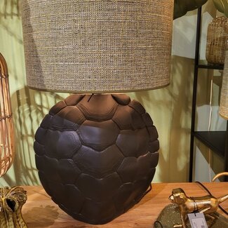 Light en Living Lampvoet TURTLE  mat zwart 54,5 cm hoog