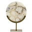 Light en Living Ornament op voet 25x11x35 cm GOUYA  wit agaat+antiek brons