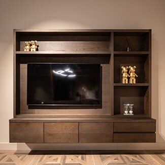 Richmond Interiors  TV-meubel Lachance bruin  3-deuren 2 lades