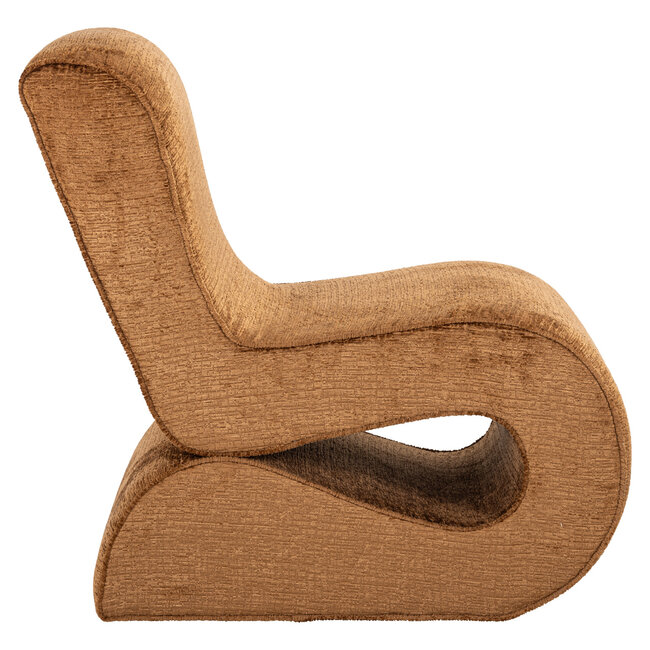 Richmond Interiors  Fauteuil Frankie cognac fusion (Fusion cognac 28)