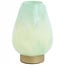 Light en Living  Tafellamp Ginny LED op batterij mintgroen goud 27 cm