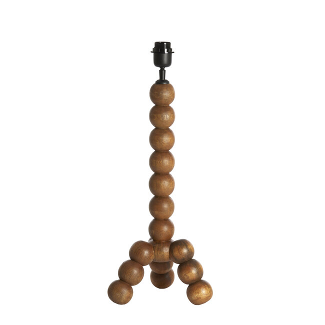 Light en Living Lampvoet 20x20x50 cm VEGLIO hout olie  bruin