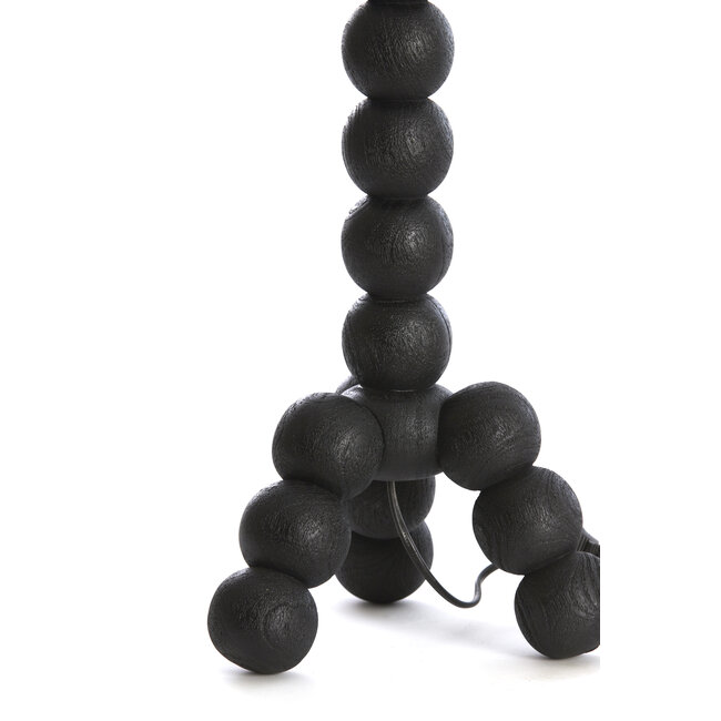 Light en Living Lampvoet 20x20x50 cm VEGLIO hout zwart