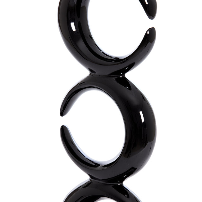 Light en Living Lampvoet 23x13x65 cm MAAN glanzend zwart