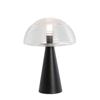 Light en Living Tafellamp Mueda - zwart - Ø30cm