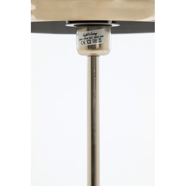 Light en Living Tafellamp Ø26x47 cm SURIN glans nikkel