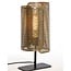 Light en Living Tafellamp 20x13x41 cm MACI antiek brons+mat zwart