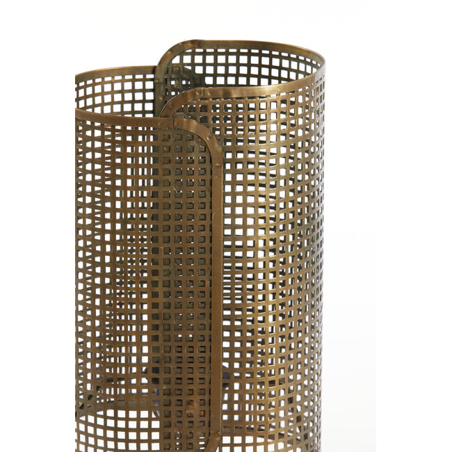 Light en Living Tafellamp 20x13x41 cm MACI antiek brons+mat zwart