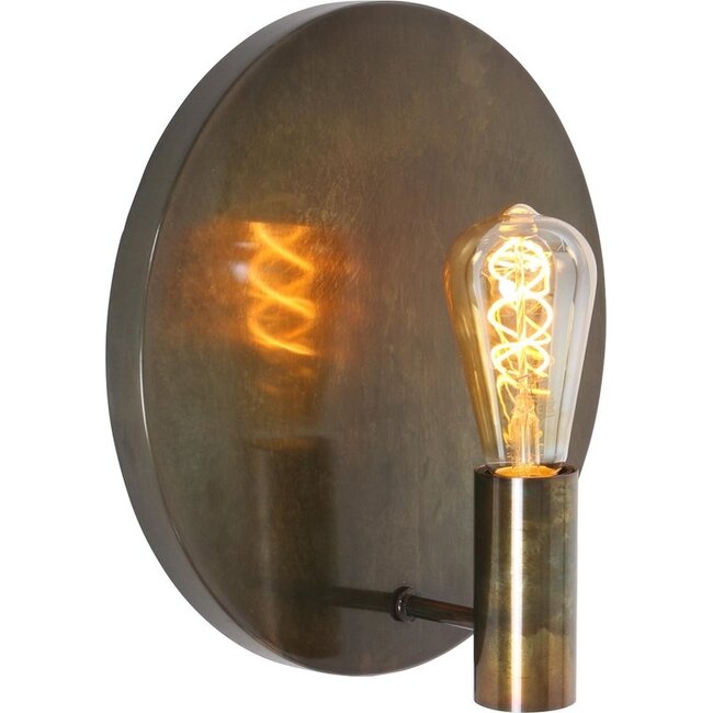 Light en Living Wandlamp Disc - Goud - Ø30cm