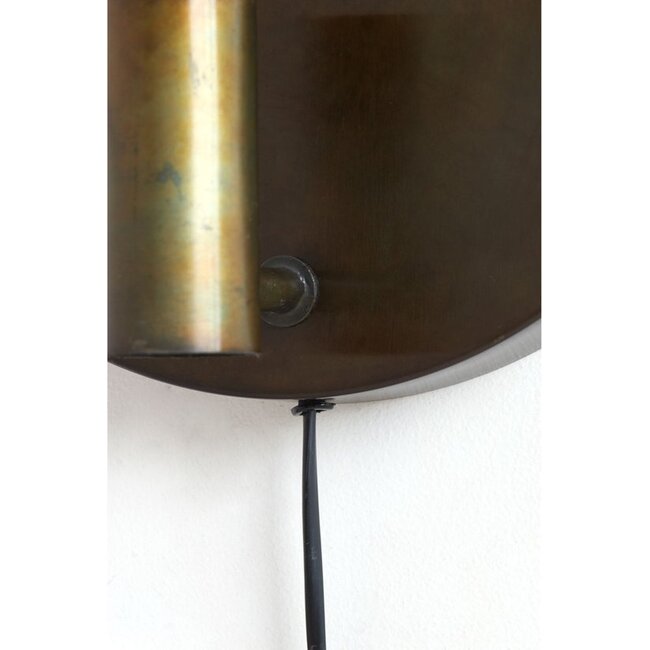 Light en Living Wandlamp Disc - Goud - Ø30cm