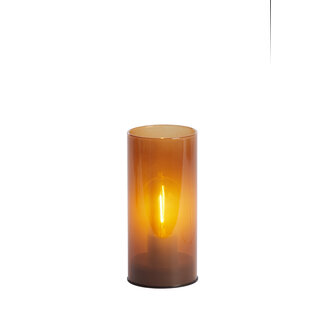 Light en Living Tafellamp LED Ø7x15 cm VAZOLLA glas melk karamel