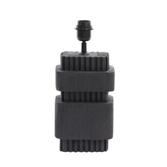 Light en Living Lampvoet 17x13x37 cm SAKURA hout mat zwart