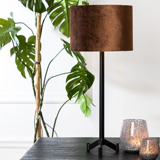 Light en Living Lampvoet 15,5x15,5x50 cm DENNIS mat zwart