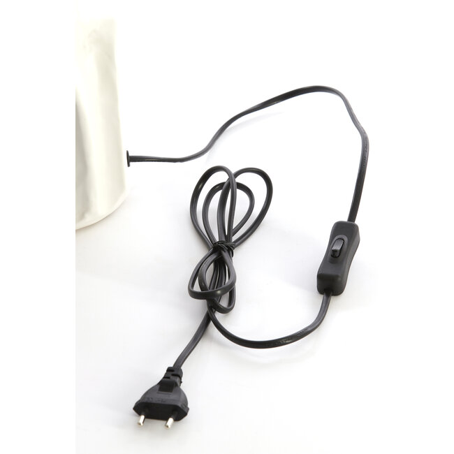 Light en Living Lampvoet Ø20,5x37 cm AMADE keramiek mat crème